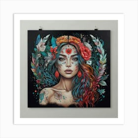 Day Of The Dead Girl Art Print