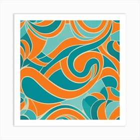 Abstract Swirls 10 Art Print