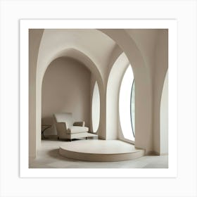 Room With Arches 7 Art Print