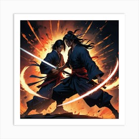 Samurai Art 10 Art Print