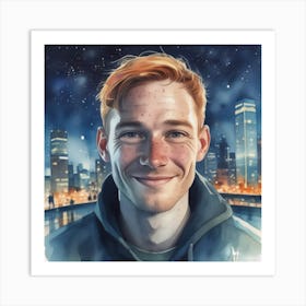 Frecklesman2 1 Art Print