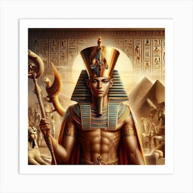 Pharaoh Of Egypt 1 Art Print