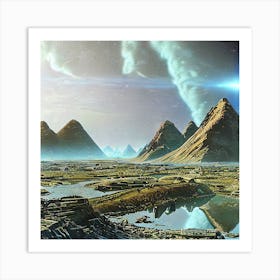 Alien Landscape Art Print