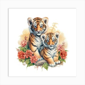 Tiger Cubs Poster