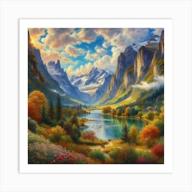 Valley Of The Sun Art Print