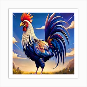 Rooster Art Print