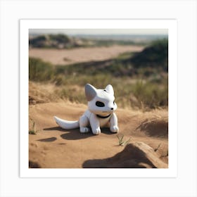 Fox In The Desert Art Print