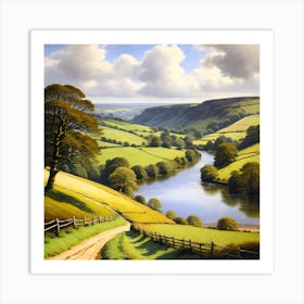 River Valley Art Print