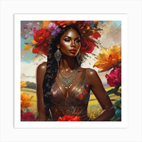 African Beauty 1 Art Print