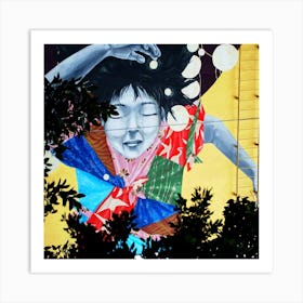 Asian Girl Art Print