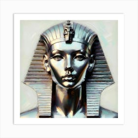 Pharaoh'S Head - Glossy Effect Painting Art Print