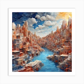 Cityscape Art Print