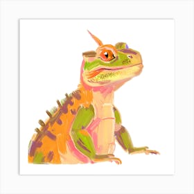 Bearded Dragon Lizard 05 Art Print