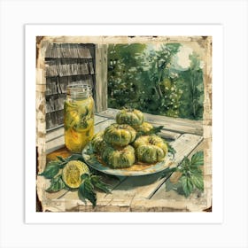 Fried Green Tomatoes 1 Art Print