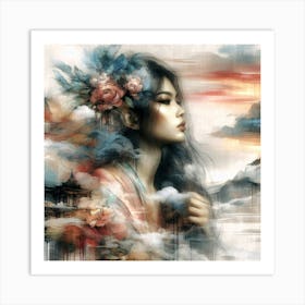 Exotic Beauty Artwork 64 Art Print