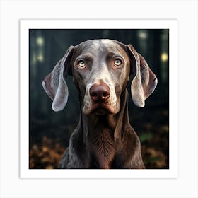 Weimaraner 1 Art Print