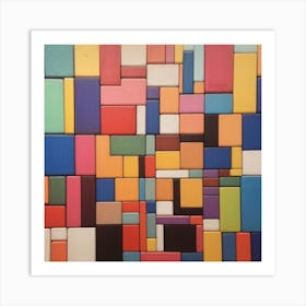 Squares Art Print