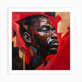 Portrait Of A Black Man 1 Art Print