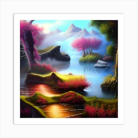 Beautiful Nature Scene Art Print