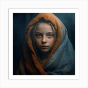 Portrait Of A Young Girl 2 Art Print