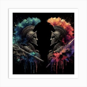 Spartan Warriors Art Print