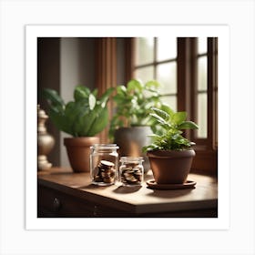 Jars Of Money Art Print