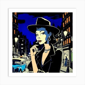 London Nightlife Art Print