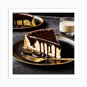 Chocolate Cheesecake Art Print