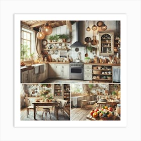 Farmhouse Kitchen 1 Art Print