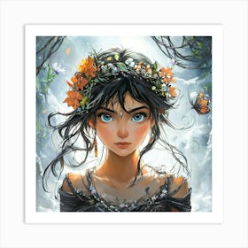 Lost in magical world Art Print