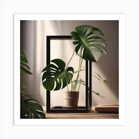 Monstera Plant Art Print