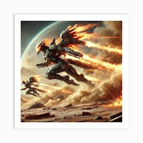 Phoenix Strikers Swift Assault Art Print