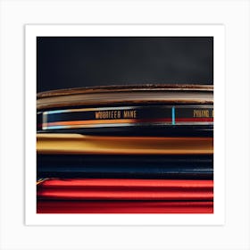 Stack Of Books 1 Art Print