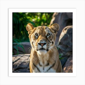 Lioness Art Print