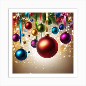 Christmas Background 29 Art Print