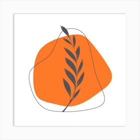 Wheat Leaf Art Print