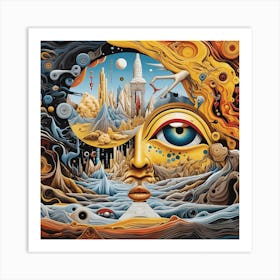 'The Face Of The Universe' Art Print