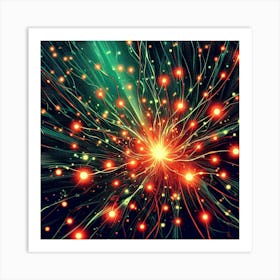 Radiant Sparks 3 1 Art Print