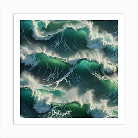 Ocean Waves 2 Art Print