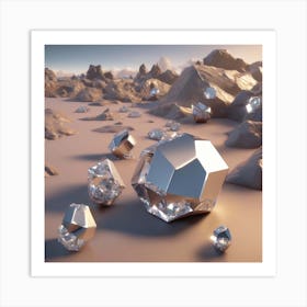 Diamonds From Sand Art Print