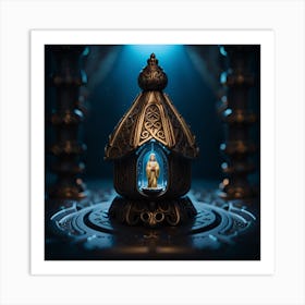 Buddhist Temple Art Print