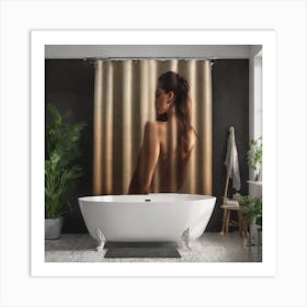 Romantic Shower Curtain Art Print