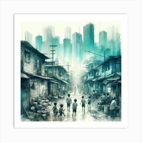 Slums 1 Art Print