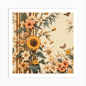 Hawaiian Flowers Art Print