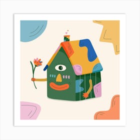 Home Square Art Print