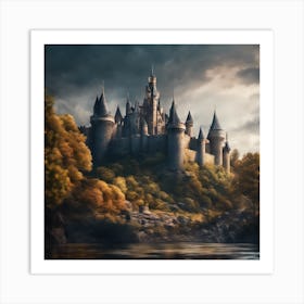 Harry Potter Castle 2 Art Print