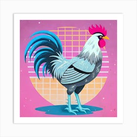 Rooster Chicken Art Print