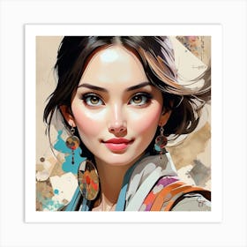 Chinese Girl 3 Art Print