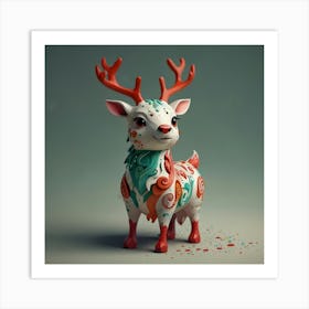 Reindeer Art Print