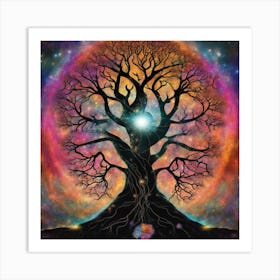 Sacred Tree Of Life 111 Art Print